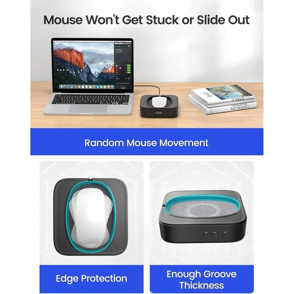 Mouse Mover Undetectable, Super-Silent Mouse Jiggler Device Move
